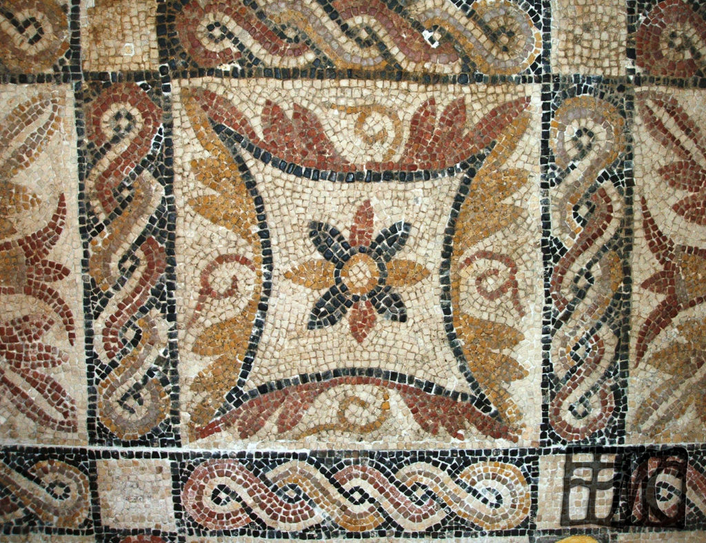 Mosaico romano. Museo comarcal de Alcázar de San Juan.