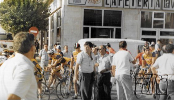 Llegando a la Plaza de España en la 38ª edición en 1987