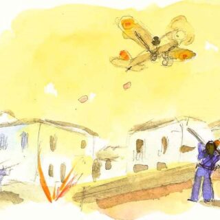 La bernarda. Acuarela Isidro Parra.