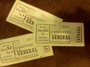Entradas del cine Alcázar