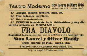 Teattro Moderno. Colección María Teresa Lizcano