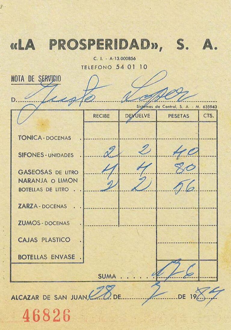 La Prosperidad. Años 80.
